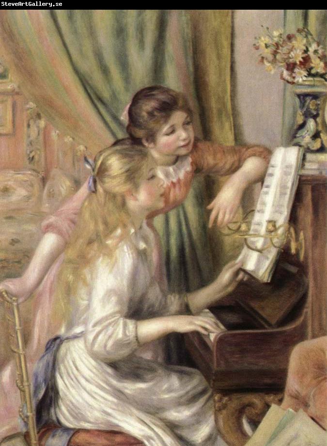 Pierre-Auguste Renoir young girls at the piano